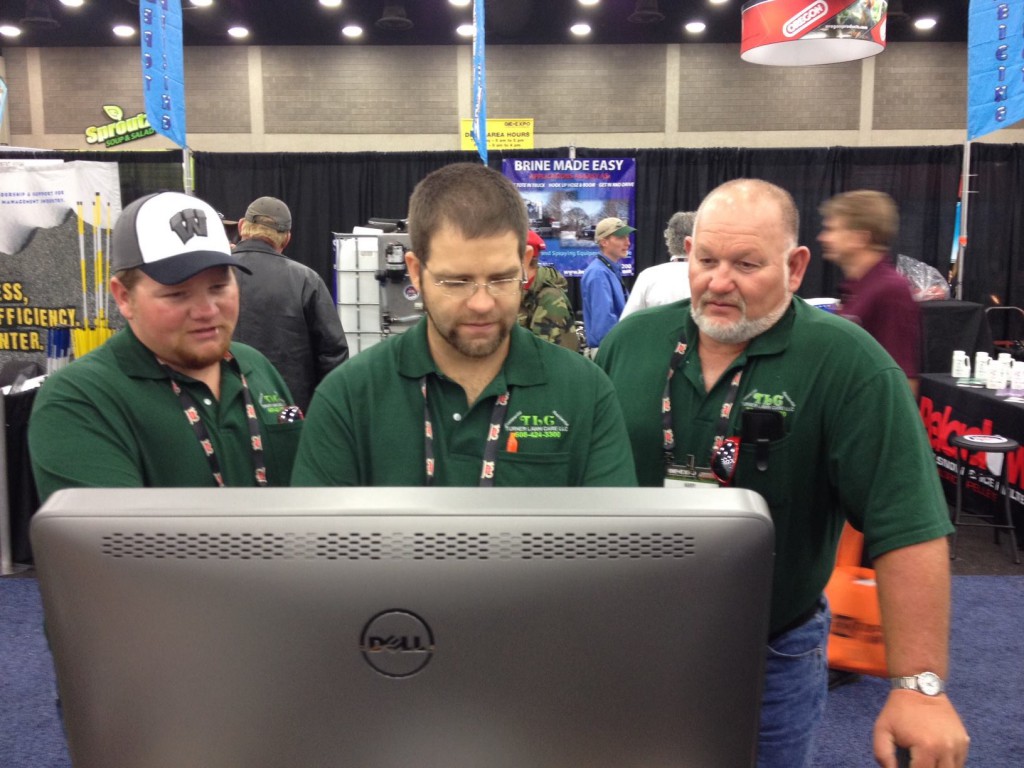 Turner Lawn Care booth visit Go iLawn Go iLawn